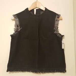 GAP Cropped denim shirts